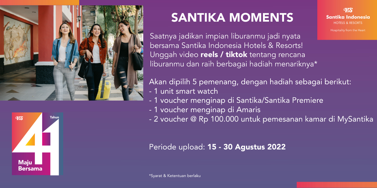 Santika Anniversary Sale Santika Indonesia Hotels And Resorts